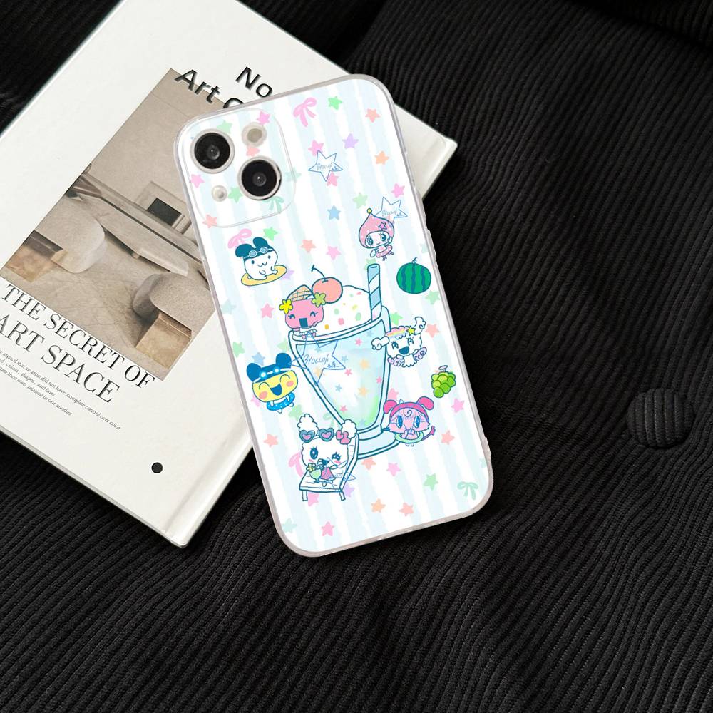 Classic T-Tamagotchi For iPhone 17 16 15 14 13 12 11 Pro Max Plus mini Funda For Transparent Cover