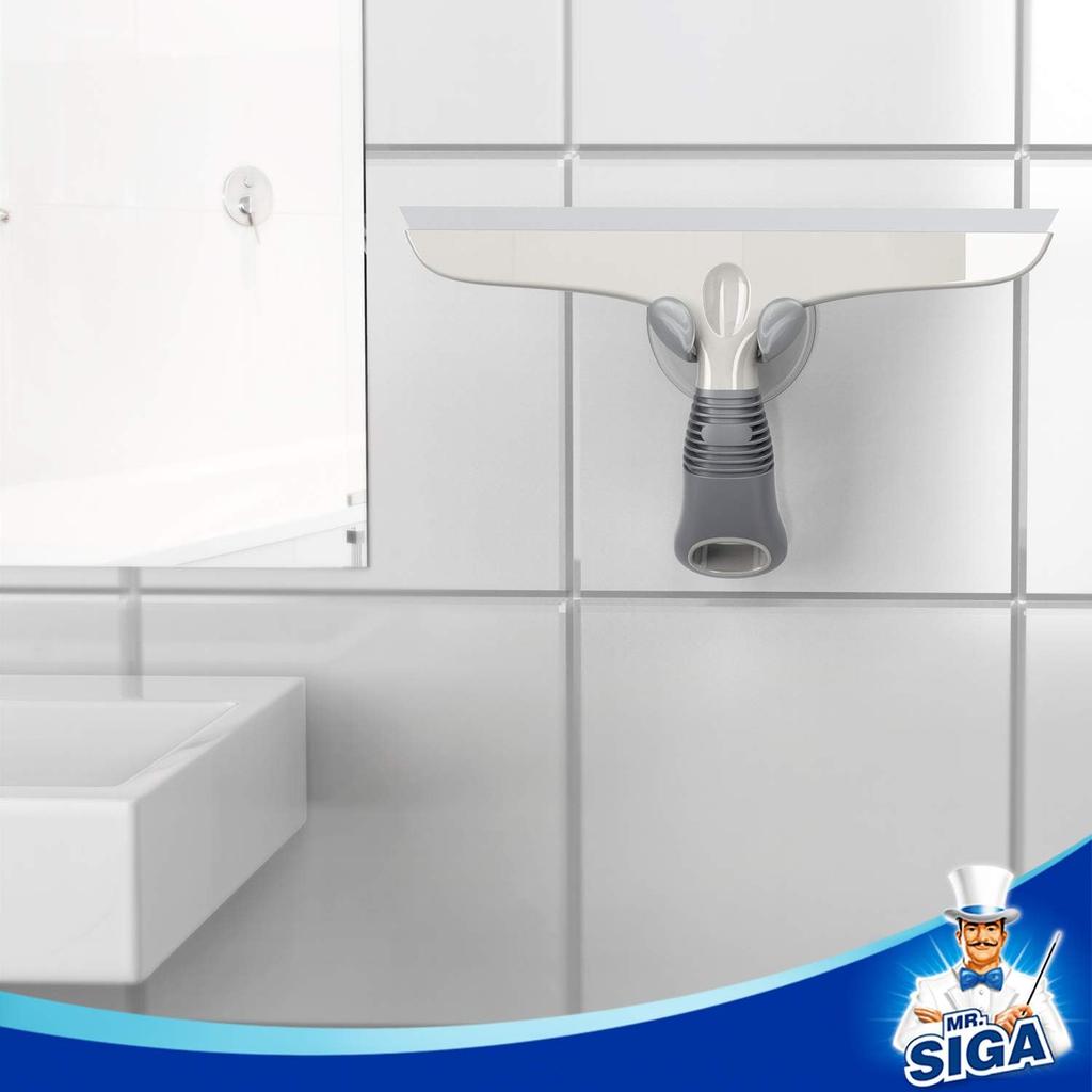 10-дюймовая оконная щетка для душевой двери, щетка для окон автомобиля, включает в себя крючок на присоске, многофункциональный силиконовый скребок