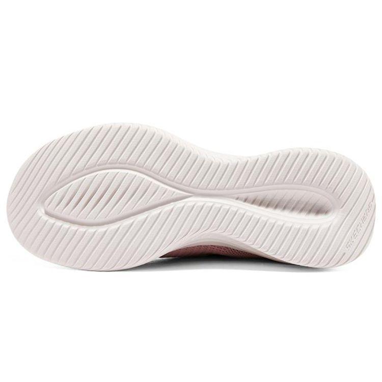 Skechers Ultra Flex 3.0 Сетчатые Уютные Полосатые Технология Flash Удобные Спортивные Слипоны Низкие Повседневные Кроссовки Женские Розово-Красные 149708-ROS