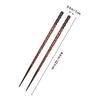 1 Set Wooden Chopsticks Tableware Set with Chopstick Rest Smooth Portable Case for Travel Home Camping Dinner Service