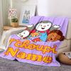 Custom Name Tchoupi Theme Printed Blanket Perfect For Couch Bed Travel Outdoor Use Machine Washable Cozy Durable