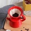 Ceramic Hand-brewed Coffee Filter Cup V60 Conical Filter Thread Drip Coffee Cup Creative Coffee Appliance