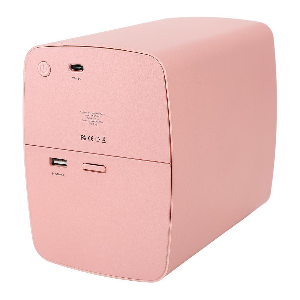 Принтер для ногтей с интеллектуальным управлением и идентификацией камеры, портативная машина для цветной печати для дизайна ногтей