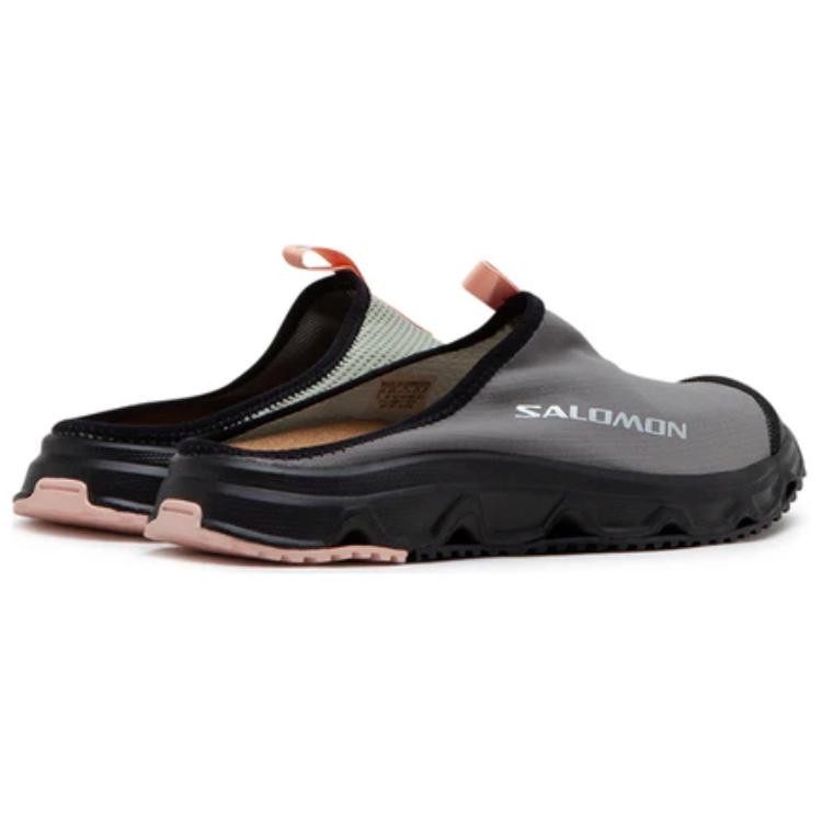 SALOMON RX Slide 3.0 Closed Toe Slippers Unisex Gray Black