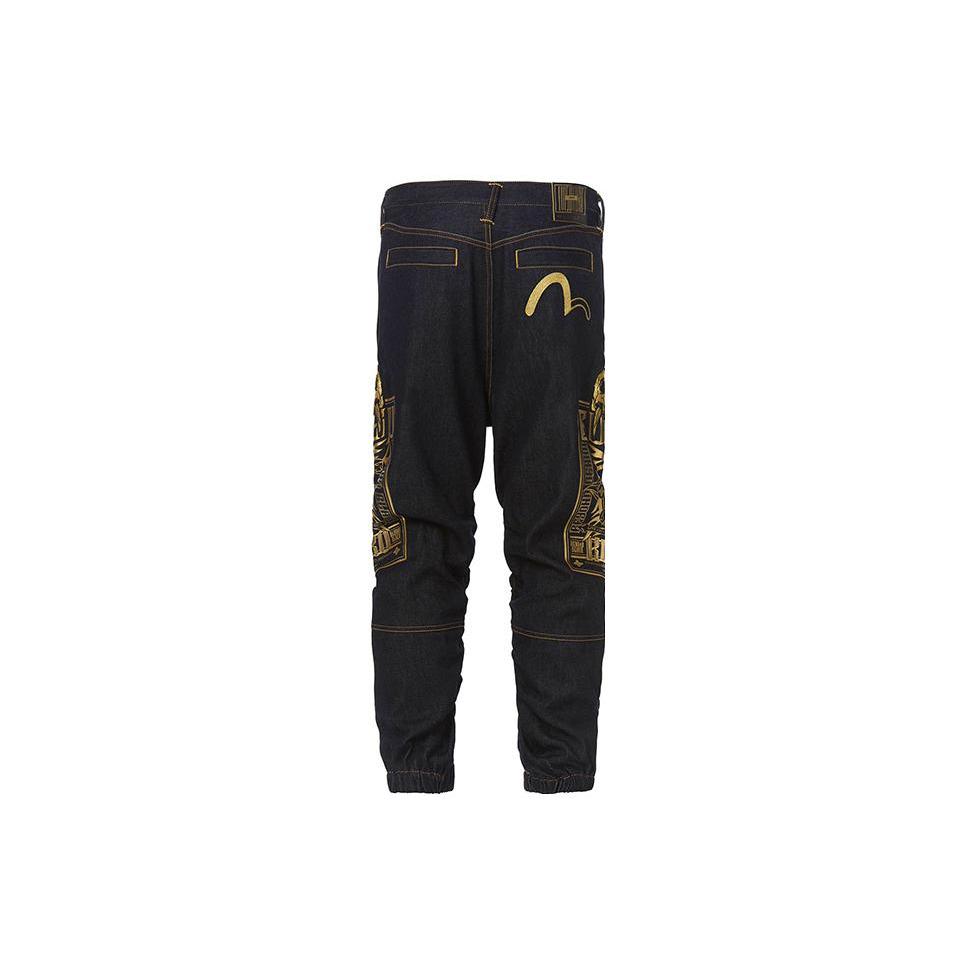 EVISU Jeans Men's Blue Moderate Straight Fit Pants 1ESGNM9JO1663D
