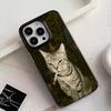 Крутой чехол для телефона с рисунком курящего кота для iPhone 17/17air/17pro/17promax/16/15/14/13/12/11 Pro Max Популярный подарок на день рождения