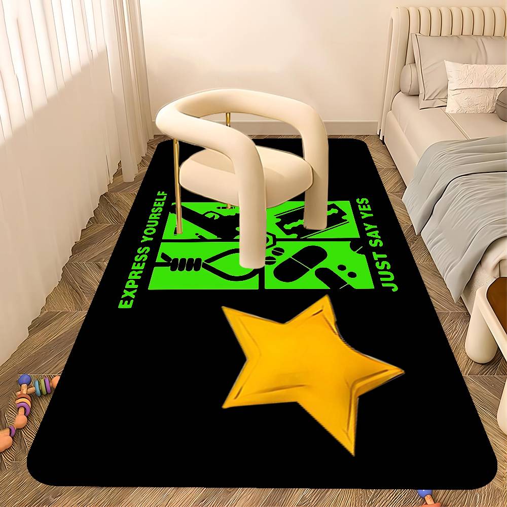 Classic Band T-Type O N-Negative Kitchen Mat Cheaper Anti-slip Modern Living Room Balcony Printed Modern Home Decor