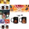 Керамическая кружка Dragon Ball Goku, меняющая цвет, для подарка и домашнего использования