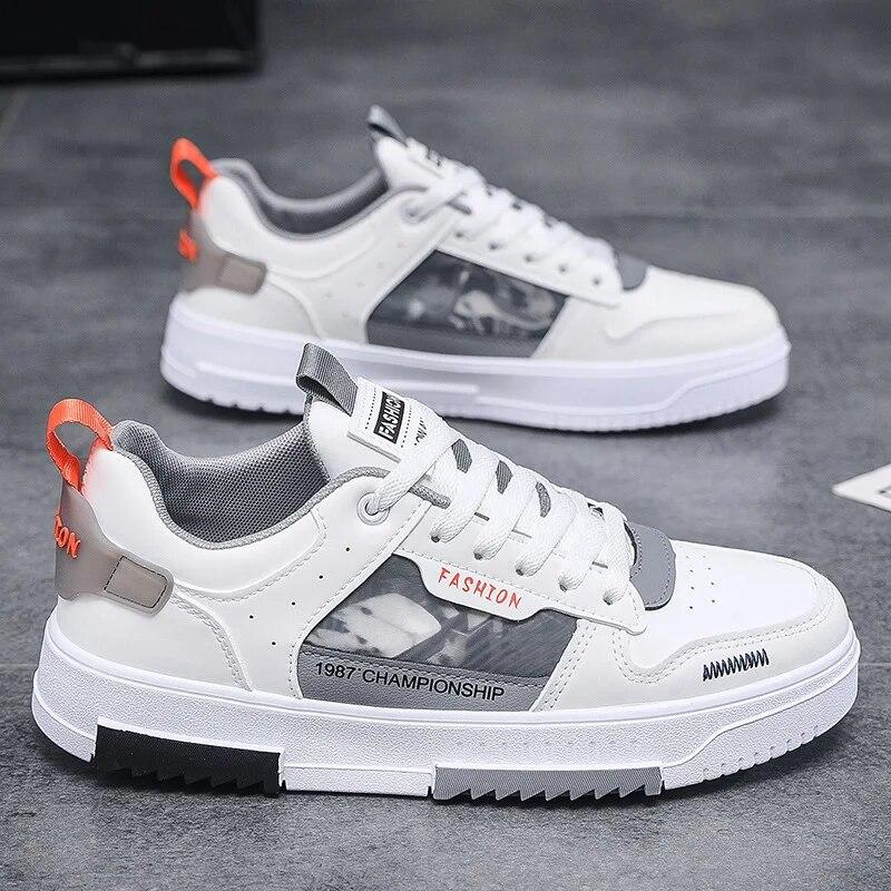Men's Casual Sneakers Fashion Versatile Student Skateboard Shoes Comfortable Lightweight Hiking Shoes Men's Platform Shoes