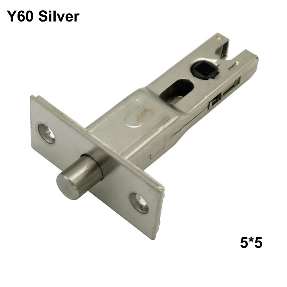 Корпус замка для ванной комнаты Цилиндровый замок Язычок Туалетный Одноязычковый Дверной засов Обустройство дома Фурнитура для двери ванной комнаты