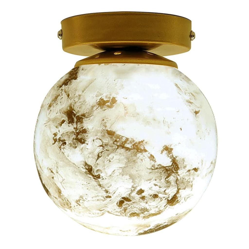 Металлический Двойной Кольцевой Перчаточный Потолочный Светильник Заподлицо, для Освещения Коридора, Потолочный Светильник Заподлицо (6" Сатурн)