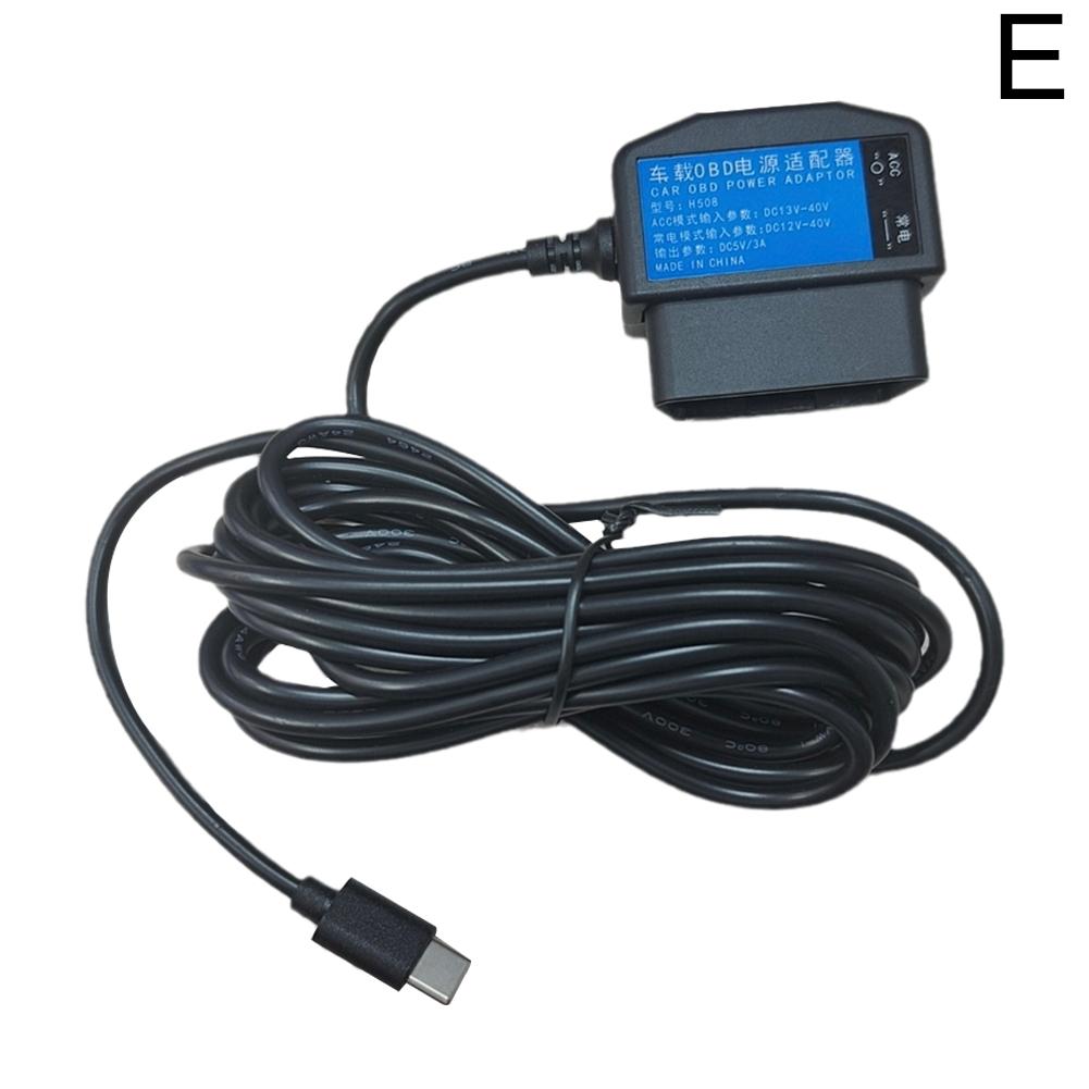 Автомобильный видеорегистратор, комплект для подключения OBD к USB-адаптеру, кабель питания для видеорегистратора, зарядное устройство, круглосуточный мониторинг парковки, покадровая съемка видео