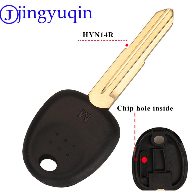 Jingyuqin пустой автомобильный транспондерный ключ для Hyundai Accent Sonata NF Elantra Accent Coupe Getz H-1 Lavita TiburonTucson Verna