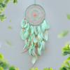 Natural Dream Catcher Hand-woven Feathers Wind Chimes Wall Pendants Birthday Party Hanging Ornaments Home Decor Spiritual Gifts