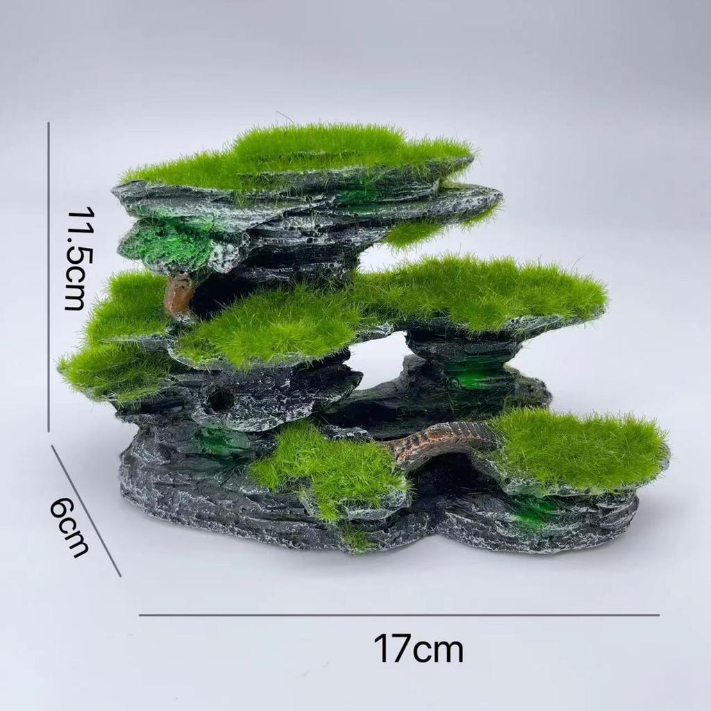 Декорация для аквариума Камень Пещера Декорация для аквариума Ландшафтный орнамент для декора аквариума Мост Орнаменты Укрытие для петушка