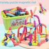 Colorful Magnetic Stick Building Blocks for Kids: Creative Educational DIY Toy Set