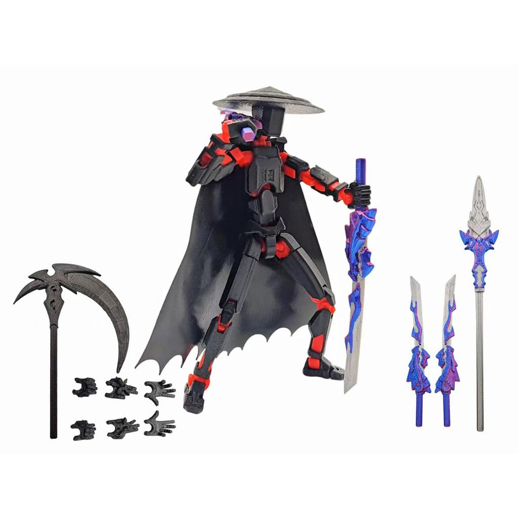 Набор мобильных кукол, 3D-печатная мобильная кукла-робот Титан, подвижная мобильная кукла, подходит для коллекционеров, украшение рабочего стола