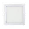 Square Recessed LED Downlight 20W Cold Light 6400K 1500LM Chrome 22x22cm EDM