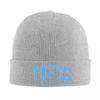 New Tufts  College Font Curved Warm Knitted Cap Fashion Bonnet Hat Autumn Winter Outdoor Beanies Hats For Unisex Adult