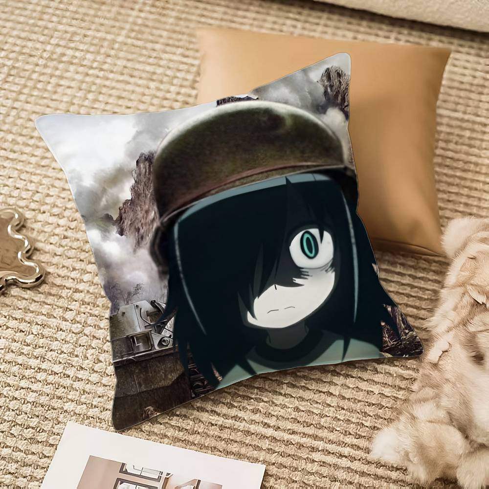 Забавный дизайн краснеющей девушки K-Kuroki T-Tomoko Наволочка Защита от пылевых клещей Невидимая молния Диван-кровать