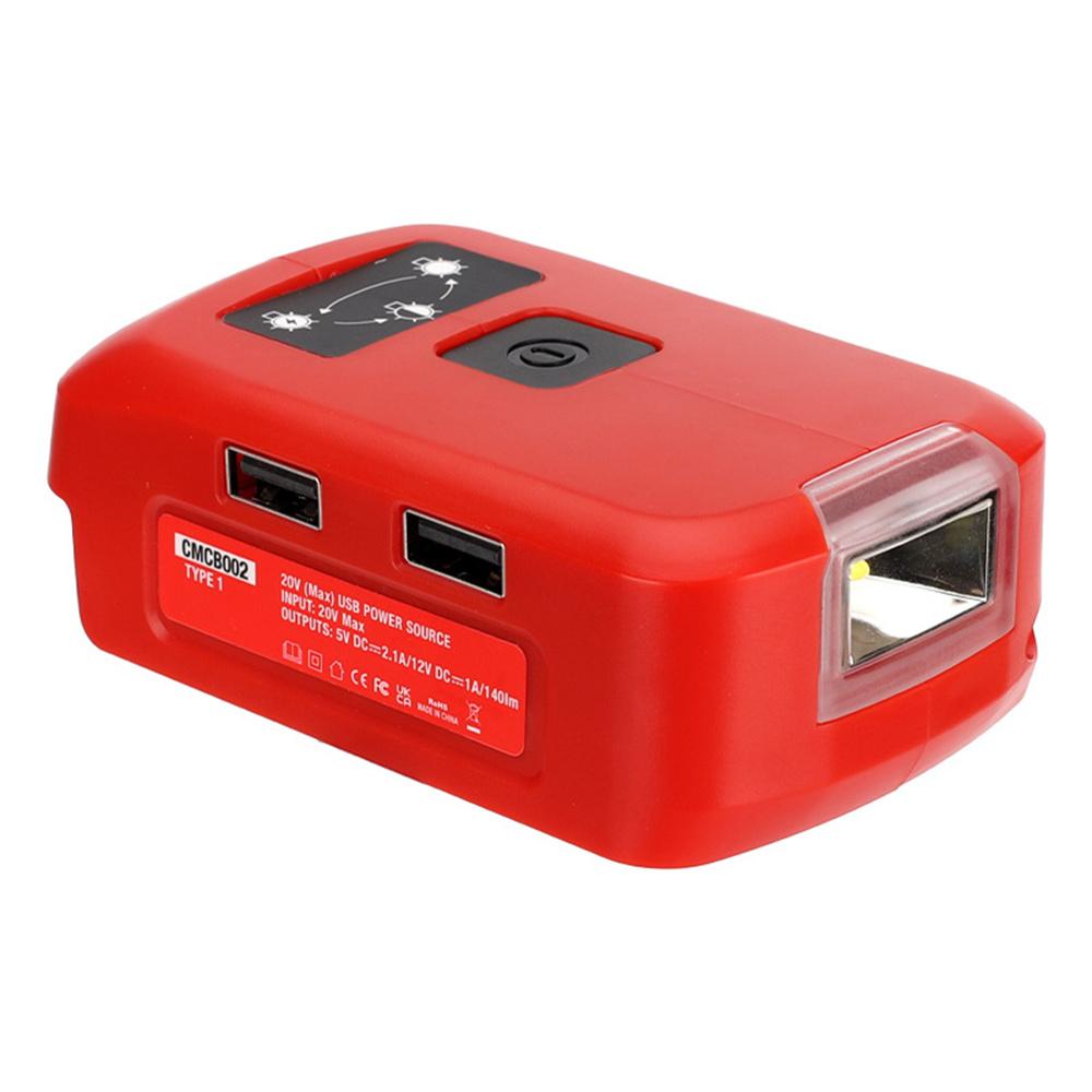 Battery Adapter Charger + Dual USB For Craftsman 20-Volt MAX Lithium-Ion Battery