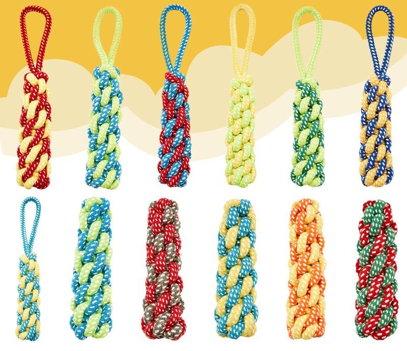 Yingte Factory Custom Logo Indoor Pet Interactive Dog Chew Rope Toy