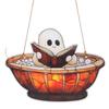 Украшение на окно на Хэллоуин Акриловое подвесное искусство Для дома Сада Офиса Классной комнаты В помещении На улице Сезонные украшения