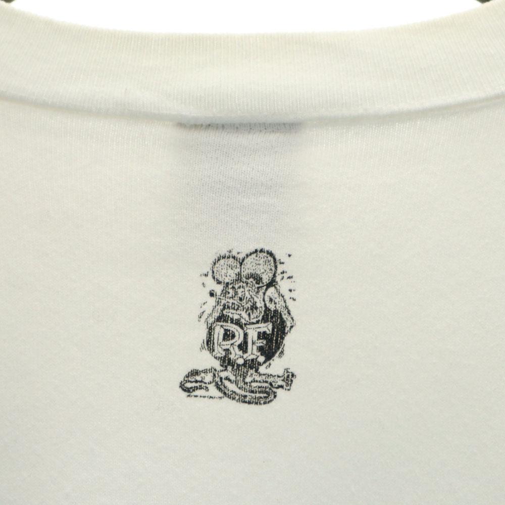 ONEITA 90-е Старый США Rat Fink Лонгслив Принт свитшот Мужской Б/У