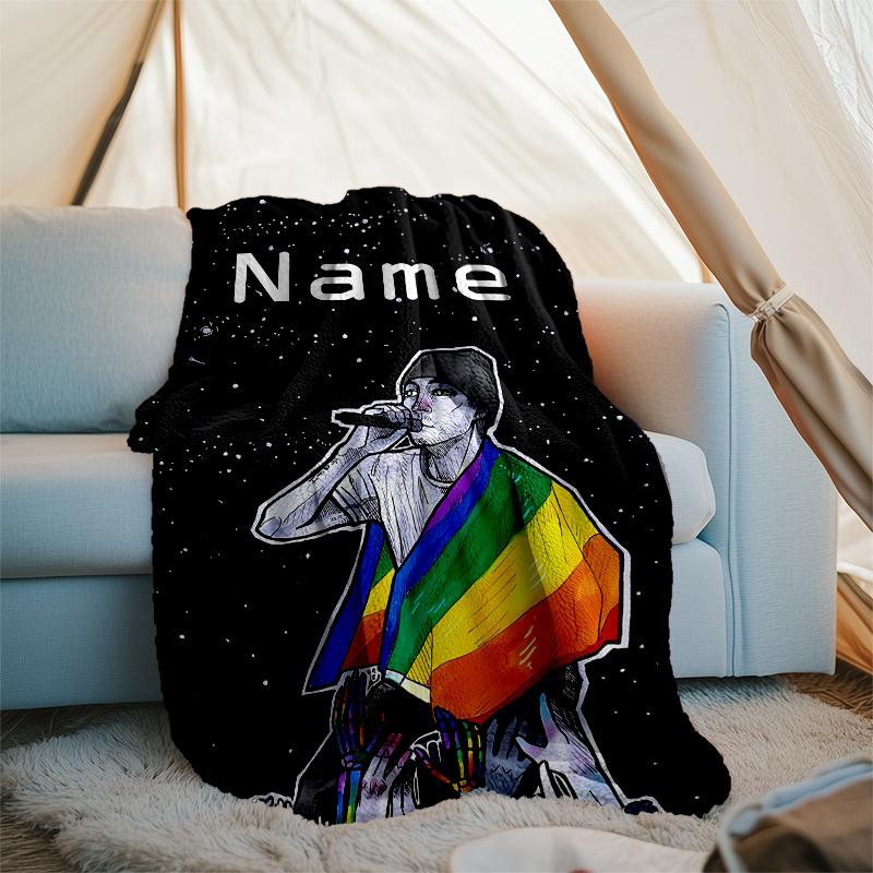 Personalized Custom Name Blanket - Twenty One Pilots Print Design,Blanket for Sofa,Bed,Travel,Camping - Soft and Warm, Great Gift