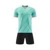 Customizable Soccer Jersey Set Men Women Kids Training Match Sport Uniform Breathable Synthetic Fabric
