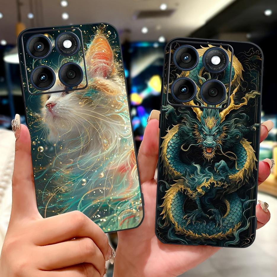 For Motorola Edge 60 Pro Case Luxury Butterfly Painted Cover Soft TPU Phone Case For Motorola Edge 60 Fusion Egde60 Pro 60S Bags