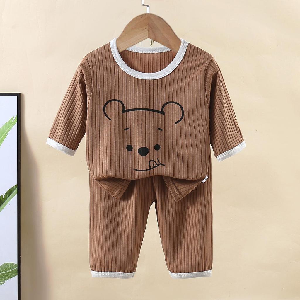 Летние детские мультяшные пижамы - с коротким рукавом, дышащие, для мальчиков и девочек 5192 EMA