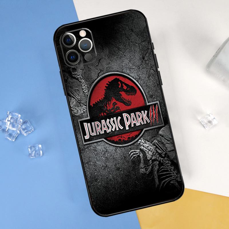 Dinosaur World Jurassic Park Case For iPhone 13 12 11 14 Pro Max Mini Cover For iPhone XR X XS Max 6 Plus Phone Case
