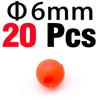 MNFT 20 шт. Пенопластовые поплавки Шариковые бусины Поплавок для помпано Дновые оснастки Материал для оснастки для морской и пресноводной рыбалки Искусственная приманка