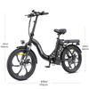 HillMiles MilePort 1 Низкопрофильный электровелосипед: 250 Вт, аккумулятор 36 В 13 Ач, запас хода 100 км, колесная база 20 дюймов, подходит для городских поездок и работы взрослых.