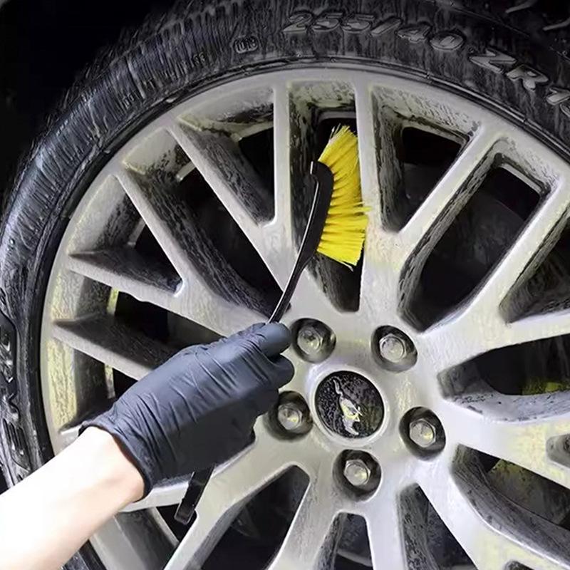 Щетка для чистки колесных ступиц с длинной ручкой для автомобилей и мотоциклов