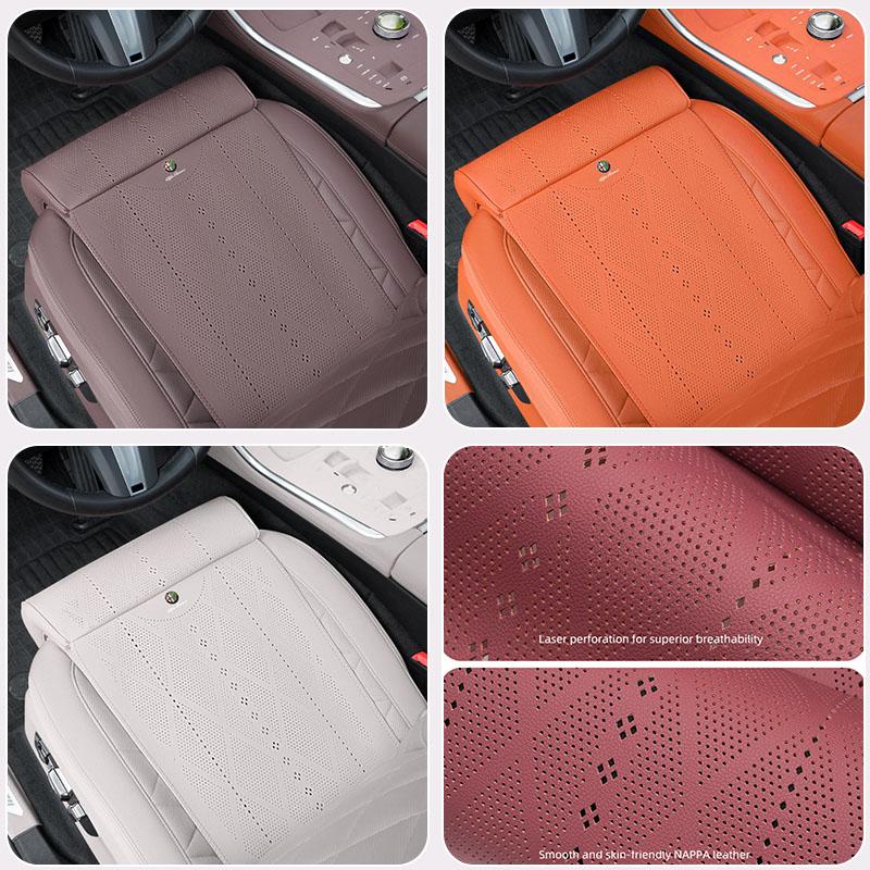 Hub Caps 2026 Hot Sticker Car Seat Cushion Extended Leg Support Breathable Auto Accessories For Alfa Romeo 4C 159 166 Giulia Giu XGHIJ1
