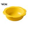 Dog Feeding Bowl Elevated Pet Ceramic with Flower Lace, Stable Base Acrylic Stand, Anti-spill Dish Anti-Tip Design for Cats And Dogs Food Water