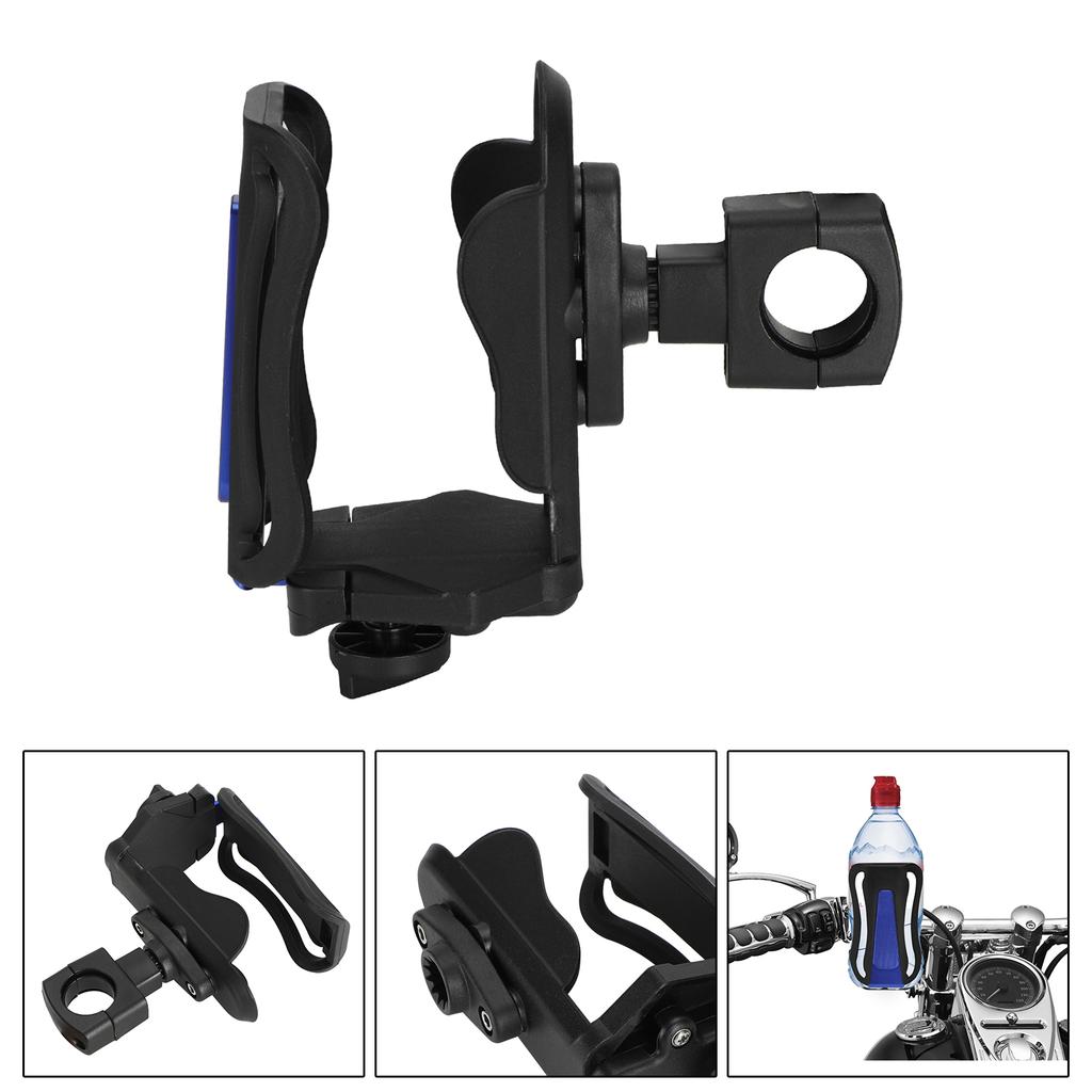 Мотоцикл Регулируемый Держатель для Стакана на Руль Крепление для Бутылки Кронштейн 25 мм Синий Для Скутера