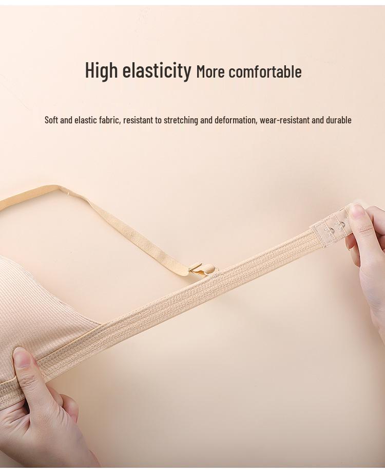 Французский бюстгальтер с треугольной чашкой без косточек для женщин - Тонкие бретели, Дышащий и удобный