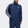 Adidas Originals Trefoil Logo Classic 3-Stripe Zip-Up Jacket Men Jackets Blue HL2189