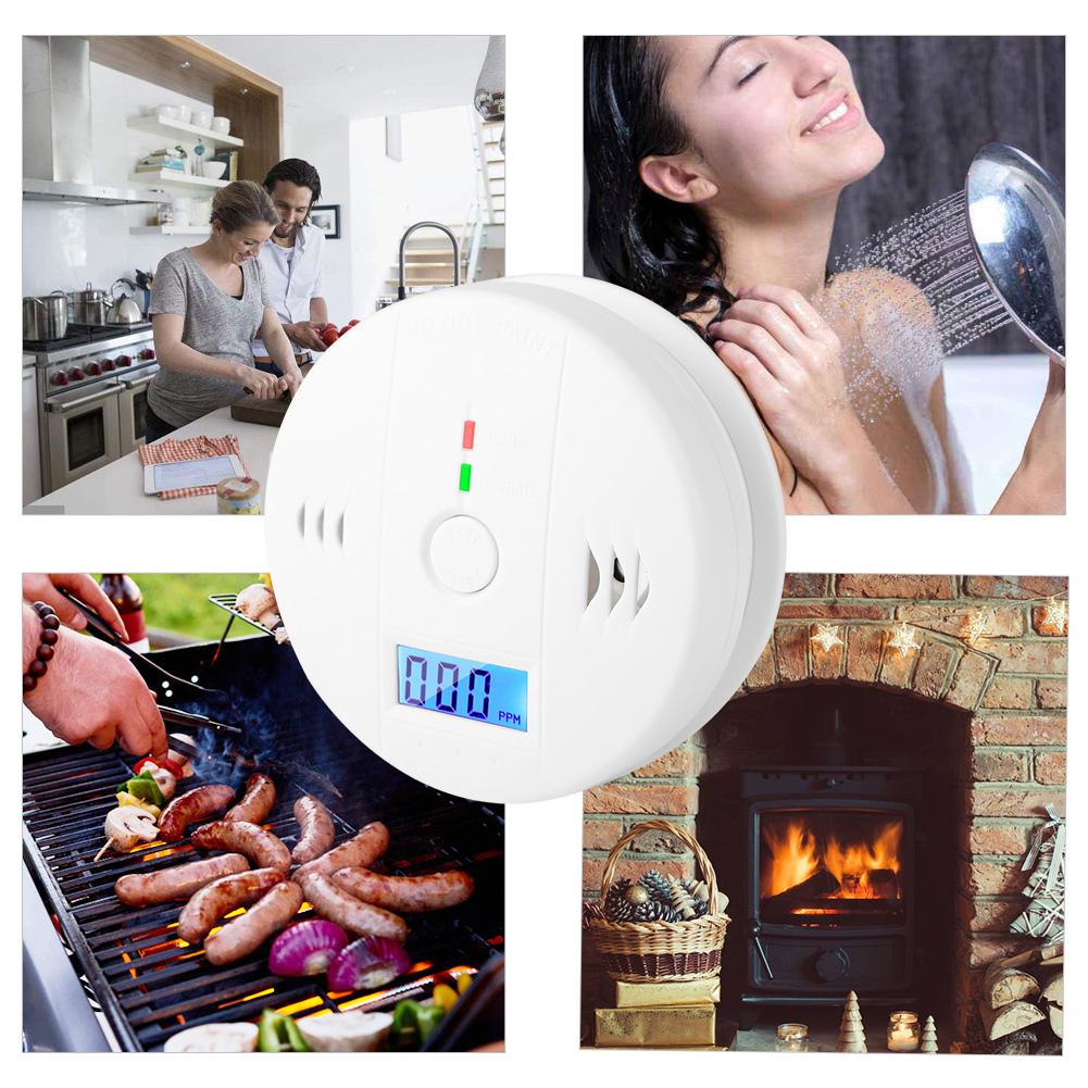 High Quality Carbon Monoxide Alarm CO Smoke Intelligent Sensor Poisoning Gas Warning  Detector