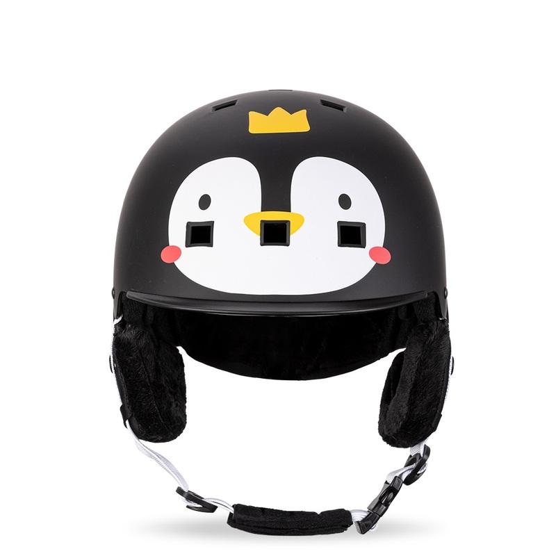 COPOZZ  Kids Cartoons Ski Helmet  Integrally-molded Safety Outdoor Skiing Cycling Protection Helmet Skiing Equipment