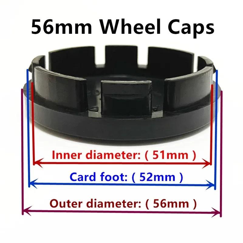 4pcs 50mm 56mm 60mm Alfa Romeo Rim Dust-Proof Cover Sticker Car Styling Accessorie Wheel Center Hub Caps Badge Logo Emblem Decal