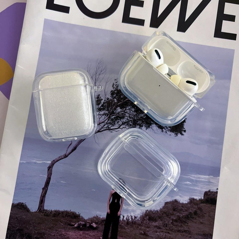 Прозрачный чехол для наушников INS для AirPods 3 Pro, мягкий защитный чехол из ТПУ для AirPods 2, чехол против падения