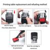 Date Stamp Plastic Number Stamp Digits Number Stamp Adjustable Numbering Stamp Self Inking Dater Stamp for Office