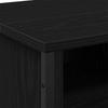 Washbasin Cabinet with Door Black Oak Effect 91 x 35 x 60 cm