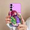 Персонализированный чехол для телефона Madoka Kaname для Samsung S25,24,23,22,21,S20,Ultra,Plus,FE Черный Мягкий чехол
