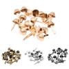 20pcs Metal Bag Accessories Feet Rivets Studs Pierced For Purse Handbag Leather DIY Crafts