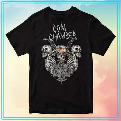 Новый тренд Группа Coal Chamber Черная 1 сторона Все размеры Футболка Унисекс Футболка